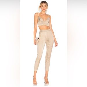 Kimberly snakeskin two piece set in neutral